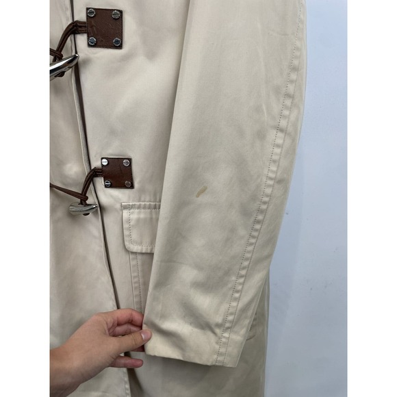 Michael Kors Duffle Coat Toggle Button Up Flap Pockets - Picture 4 of 12